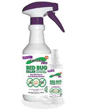 FabriClear Kills Bedbugs